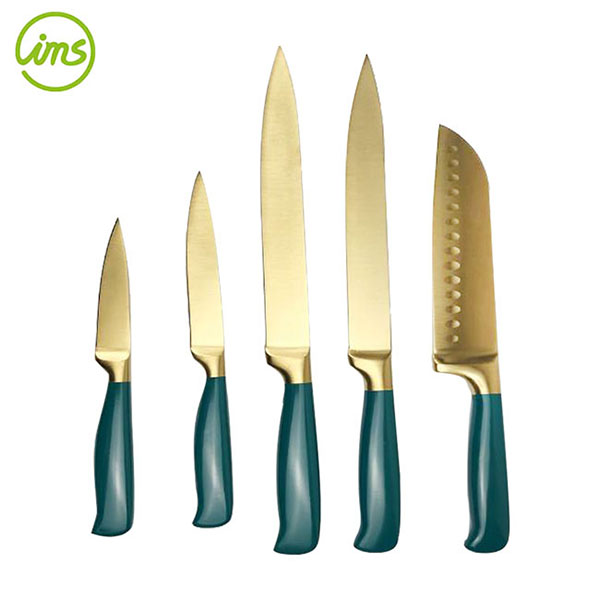 Gold Polished Chef Knife Set